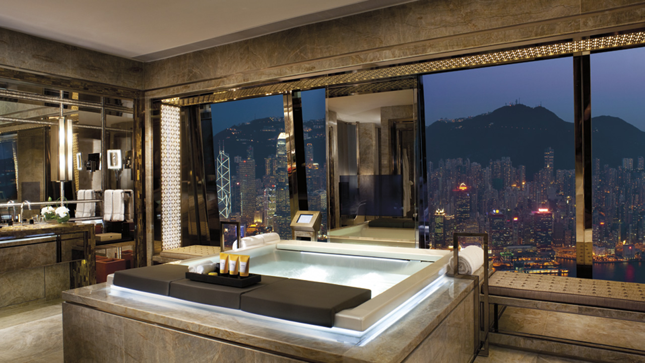 Ritz Carlton Suite bath Hong Kong
