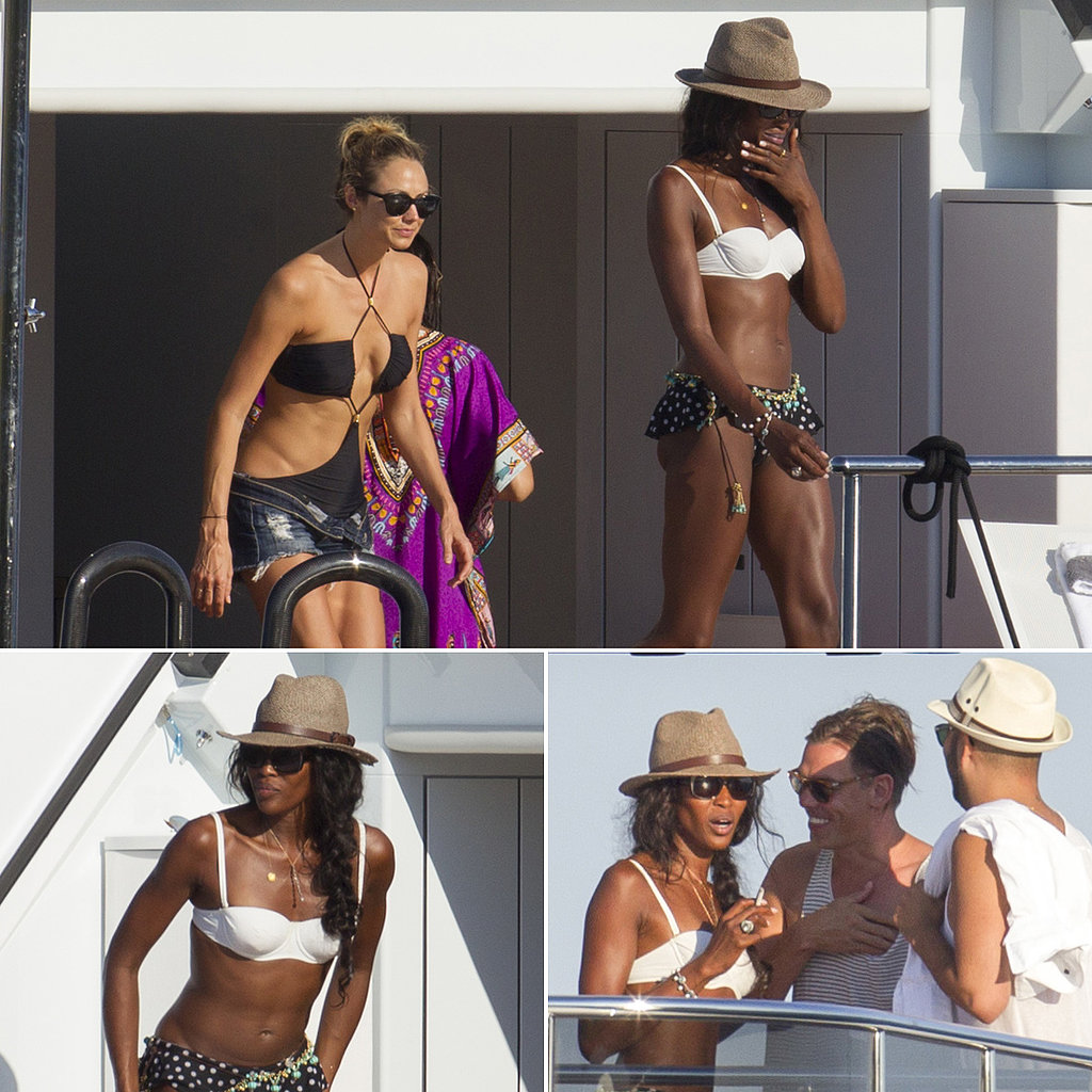 Naomi Campbell Ibiza Vacation